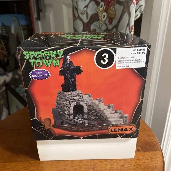Lemax Spooky Town Spooky Staircase 53731 - NIB - Picture 2 of 2